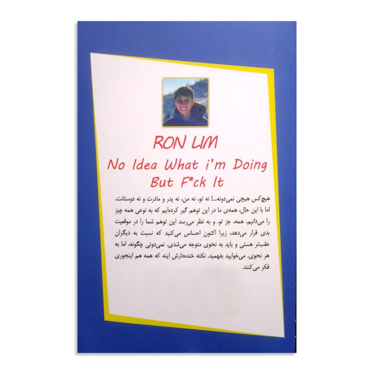 کتاب نمی دونم دارم چیکار میکنم ولی به درک! اثر ران لیم ترجمه الهام داوری انتشارات پارس اندیش