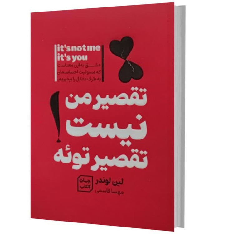 کتاب تقصیر من نیست تقصیر توئه اثر لین لوندر ترجمه مهسا قاسمی انتشارات یارنیک